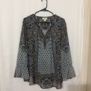 Style &Co loose Multicolor top size XL